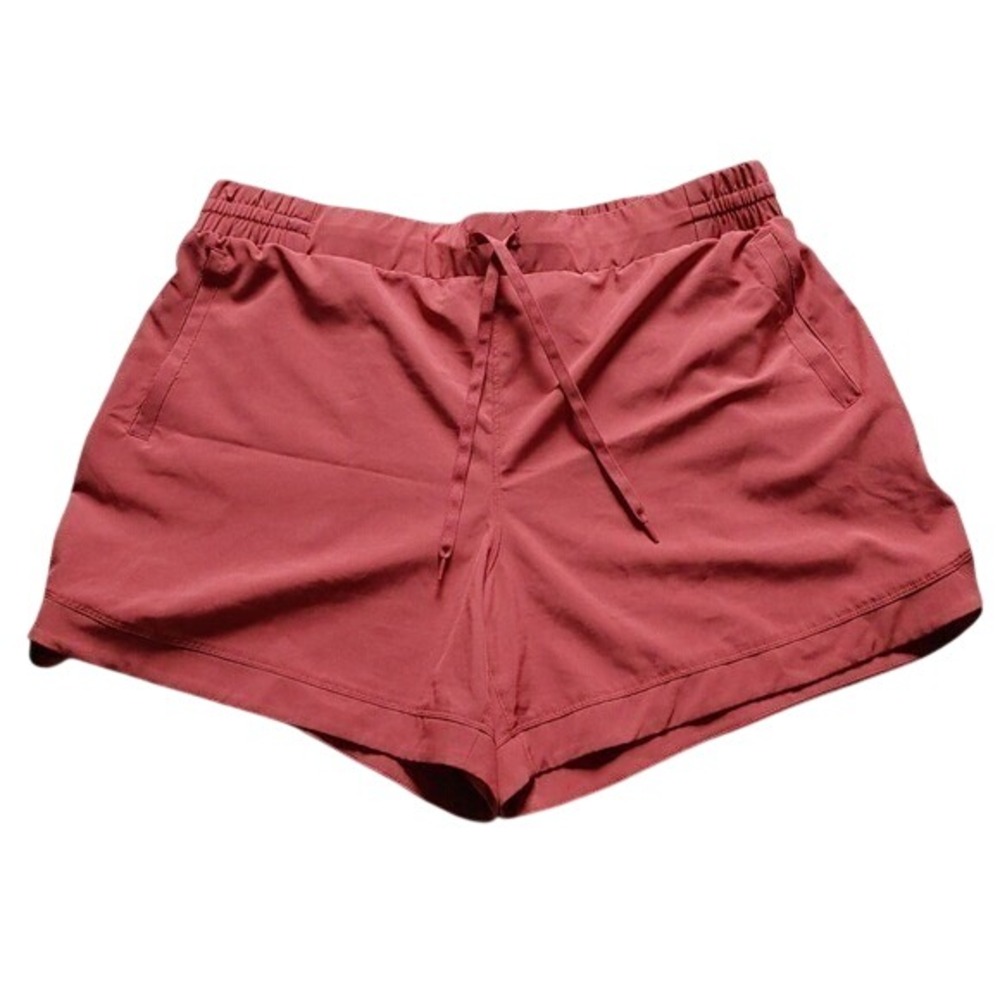 RBX Womens Athletic XL Terracotta Running Athletic Shorts Drawstring Pockets